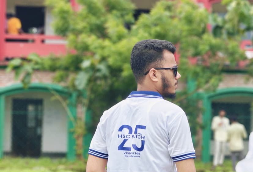 Mojib during college farewell day